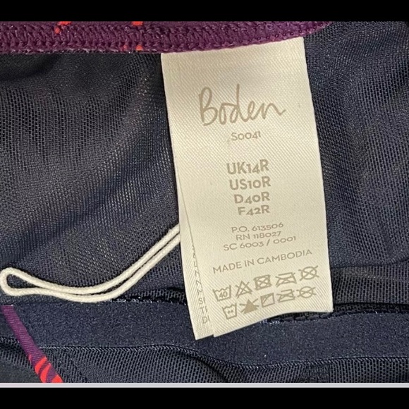 Boden Swimsuit Striking Colors US 10 - Picture 4 of 5